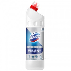 Чистящее средство универсальное Domestos Professional, 1л, дезинфицирующее, отбеливающий эффект (608136)